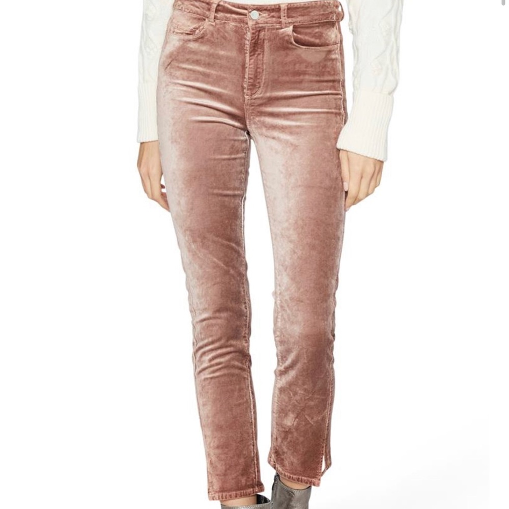 Paige Cindy Jean in Warm Suede Velvet